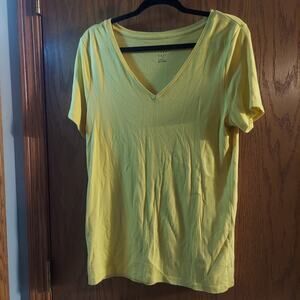 A New Day Size XL Short Sleeve T-Shirt Yellow short